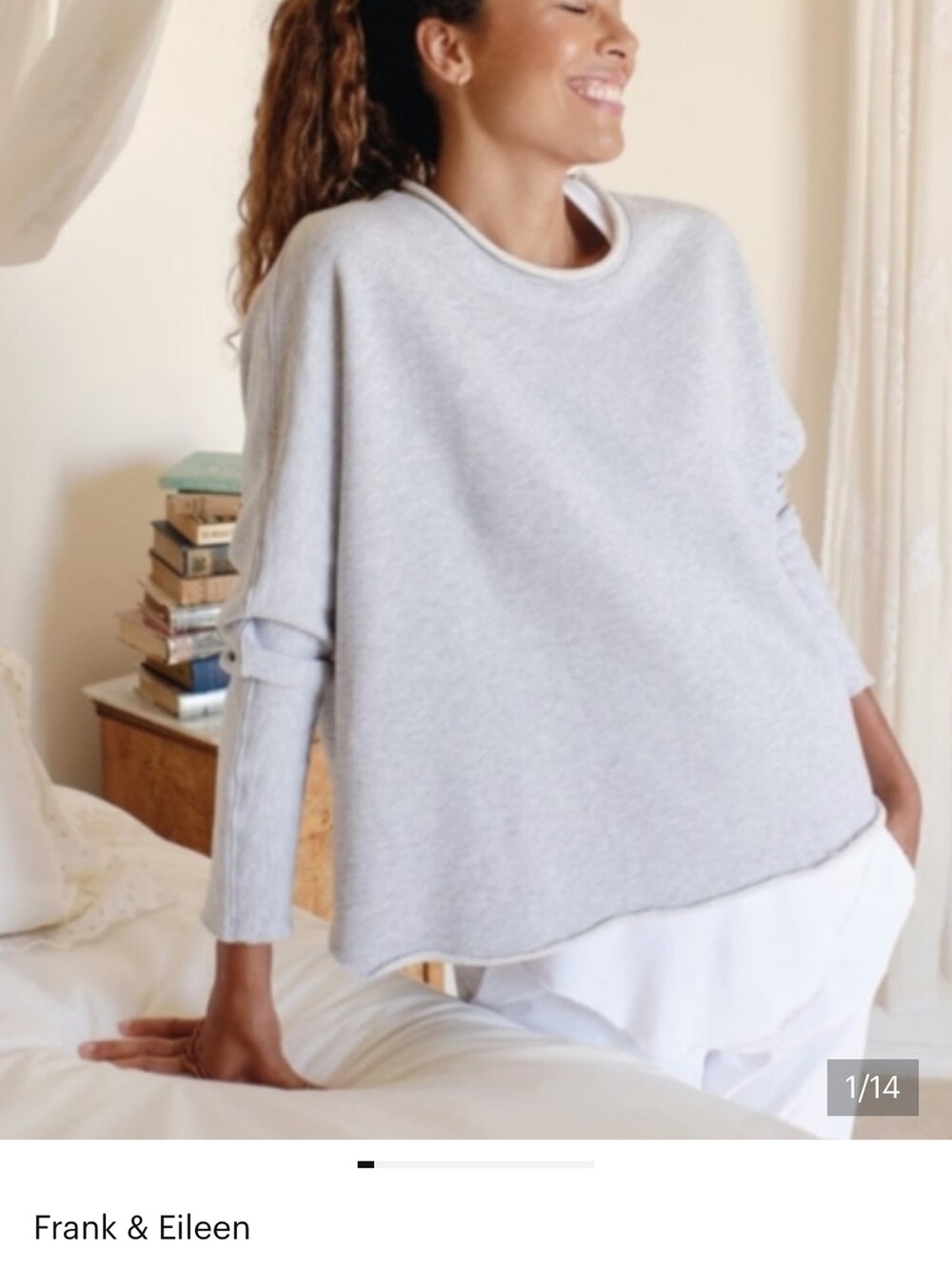Frank & Eileen Anna Longsleeve Capalet Triple Fleece sweatshirt